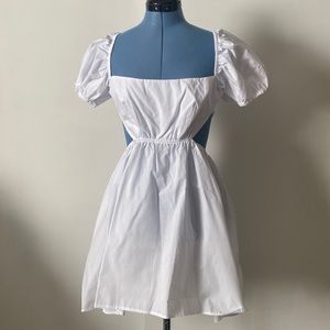 Asos white cut out dress US Sz 6 Uk 10